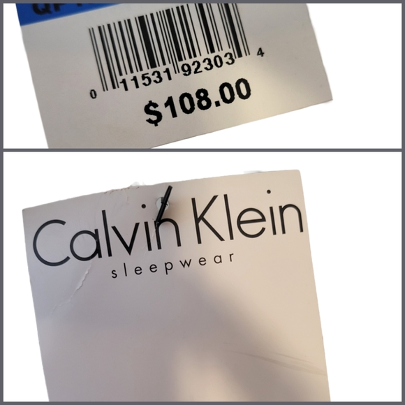 NWT Calvin Klein Charcoal CrewNeck XL Jogger Set~ MSRP $108. - Picture 2 of 3